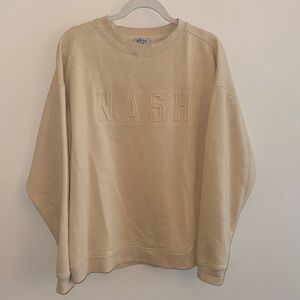 'NASH' (Nashville) Crewneck Sweatshirt |  L/LX
